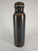 Медная бутылка-термос с рисунком, 800 мл.