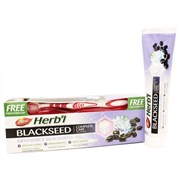 Зубная паста Dabur Herb'l Black Seed (с черным тмином), 150 г. + зубная щетка