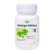 Ginkgo biloba (Гинкго билоба) Biotrex - поможет улучшить когнитивные функции, 60 кап.