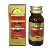 Saaraswathaarishtam Gold (Сарасватариштам с золотом) Nagarjuna - помогает снизить стресс, депрессию, повысить иммунитет