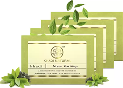 Глицериновое мыло ручной работы KHADI зелёный чай