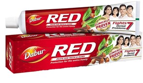 Аюрведическая зубная паста Dabur Red (Дабур красная), 200 г. 4939