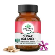 Sugar Balance Organic India - контроль над диабетом, баланс сахара в крови, 60 кап. 5842