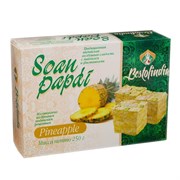 Soan papdi pineapple (Соан Папди) - воздушная сладость с миндалём и фисташками, 250 гр
