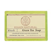 Глицериновое мыло ручной работы KHADI зелёный чай