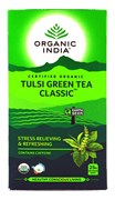 Tulsi green tea classic (Классический зелёный чай с тулси) - снимает стресс и освежает