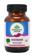 Шатавари (Shatavari) Organic India - омолаживающее растение для женщин, 60 капсул